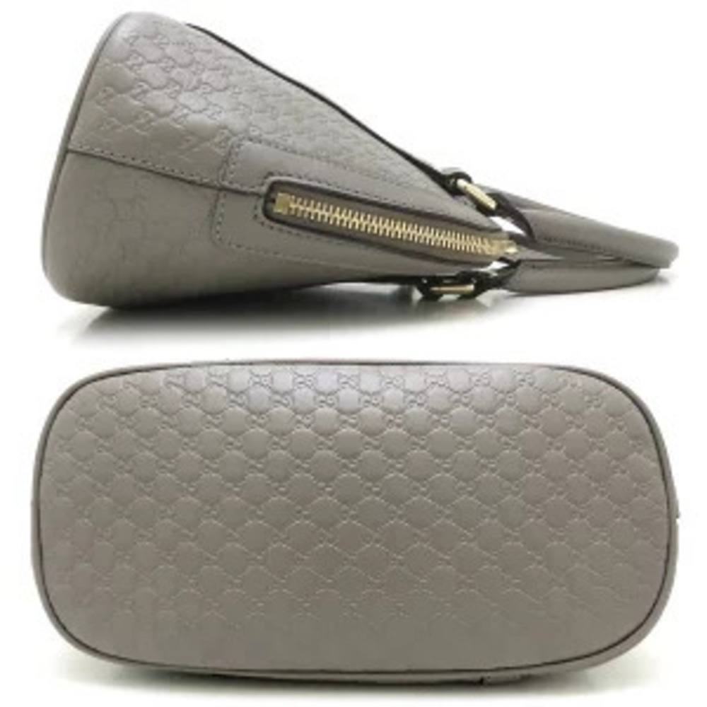 Gucci Leather Handbag ssima Gray